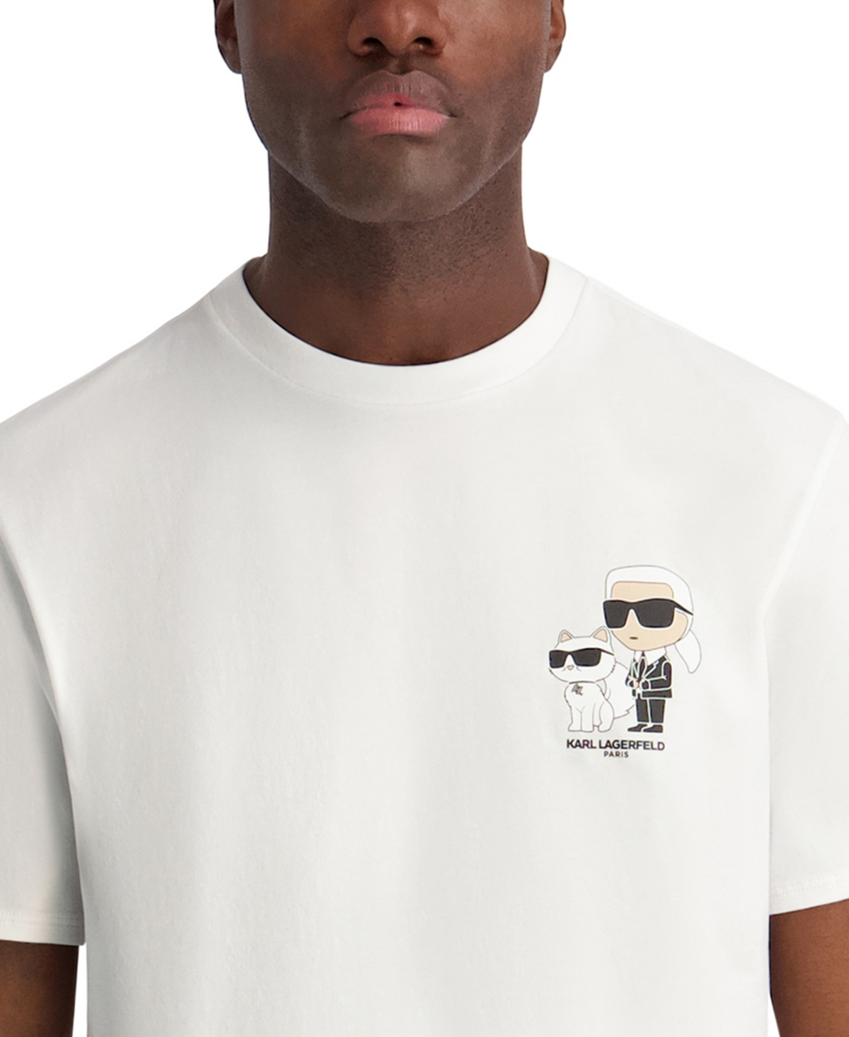 Karl Lagerfeld Paris Men's Choupette Regular-Fit T-Shirt
