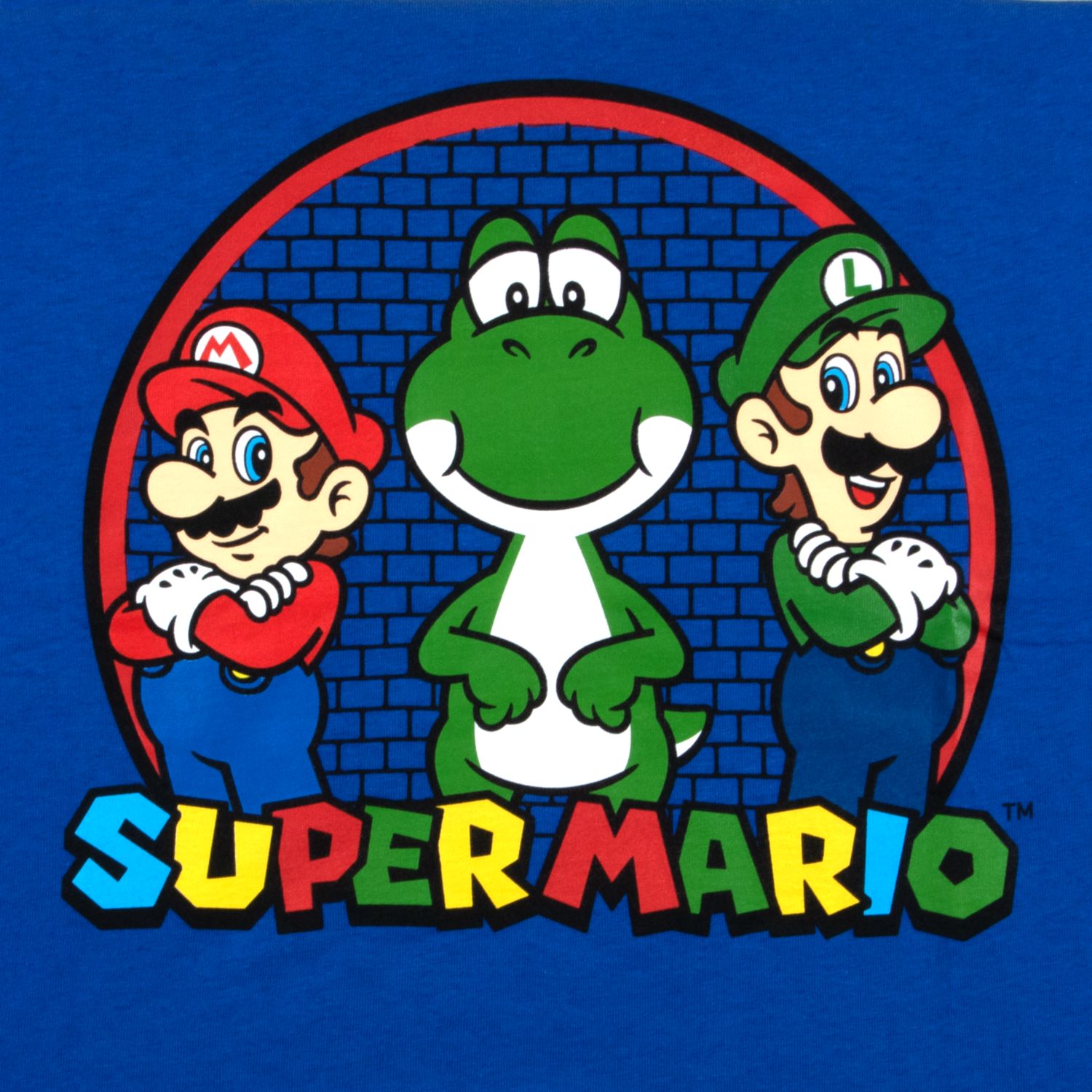 Big Boys Mario & Luigi 2 Pack Long Sleeve T-Shirt