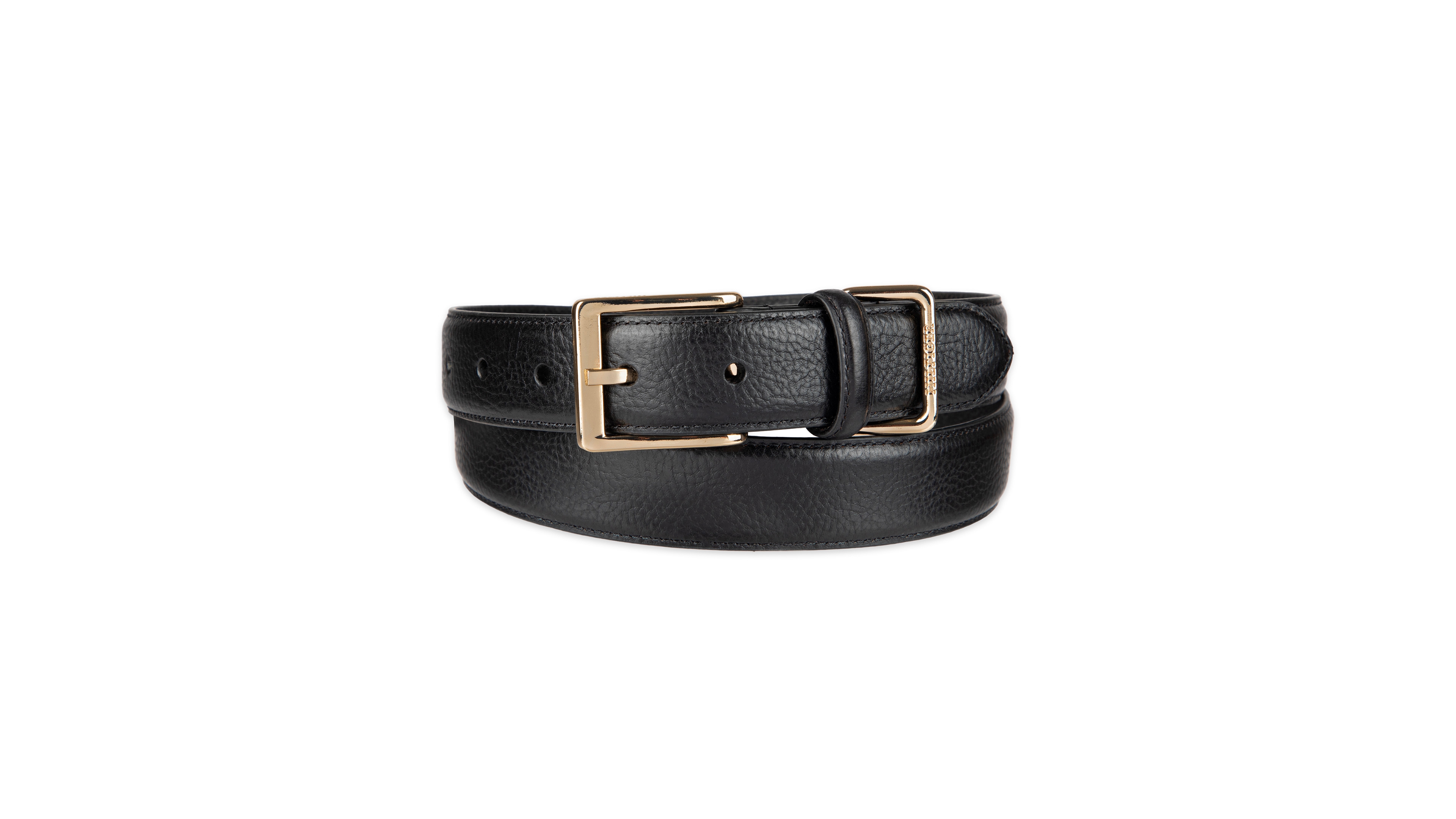 Tommy Hilfiger Men's Double Loop Leather Belt
