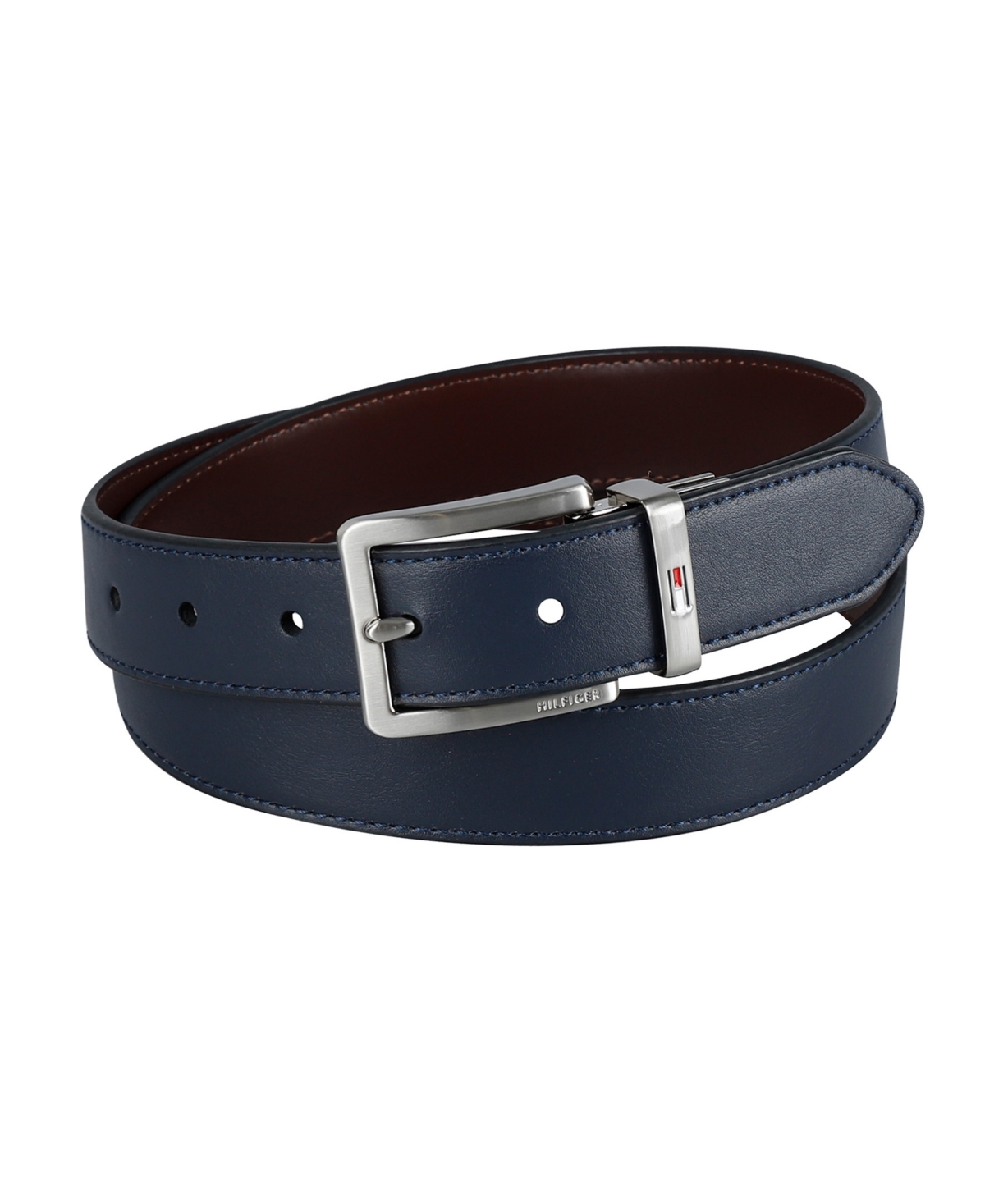 Tommy Hilfiger Men's Two-In-One Reversible Dress Belt