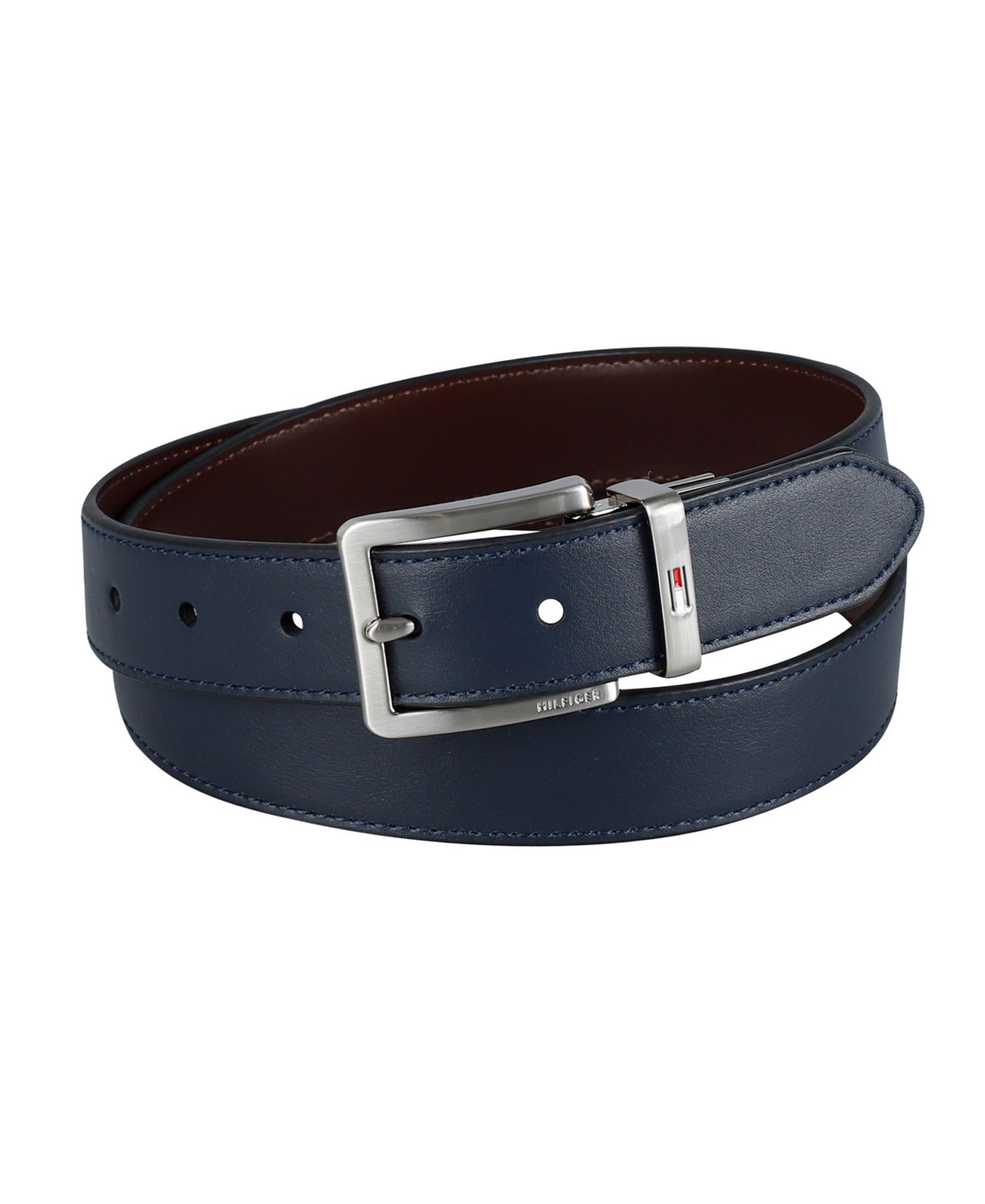32MM Men's Two-In-One Reversible Dress Belt