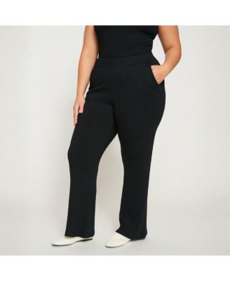 Women's Plus Size Aspen Rib Wide Leg Pant