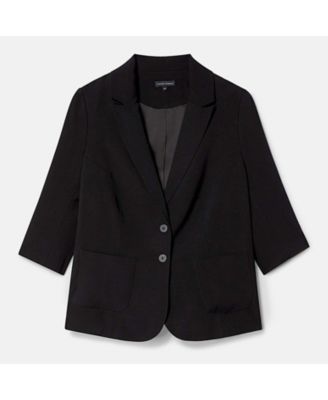 Plus Size Meg Double Luxe Short Blazer