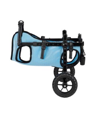 Shock-Absorbing 2-Wheel Pet Wheelchair for Back Legs, Medium