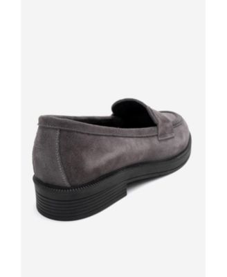 Forever & Always Women's Shoes Bree Platform Penny Leather Loafer