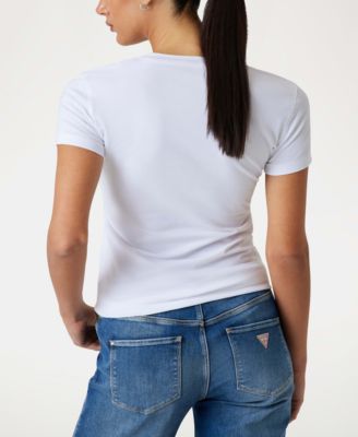 Women's Short-Sleeve Crew Neck Logo T-Shirt