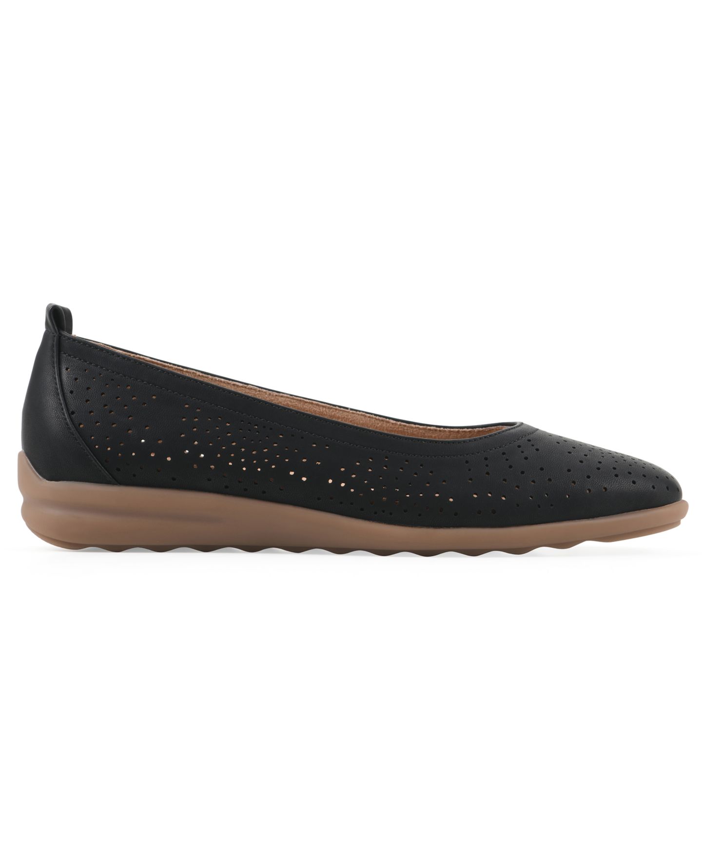 Женские балетки Cliffs by White Mountain Cortney Ballet Flats, цвет: Чёрный гладкий — фото 2