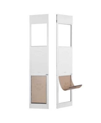 Aluminum Sliding Glass Pet Door Insert, Adjustable Height, Large