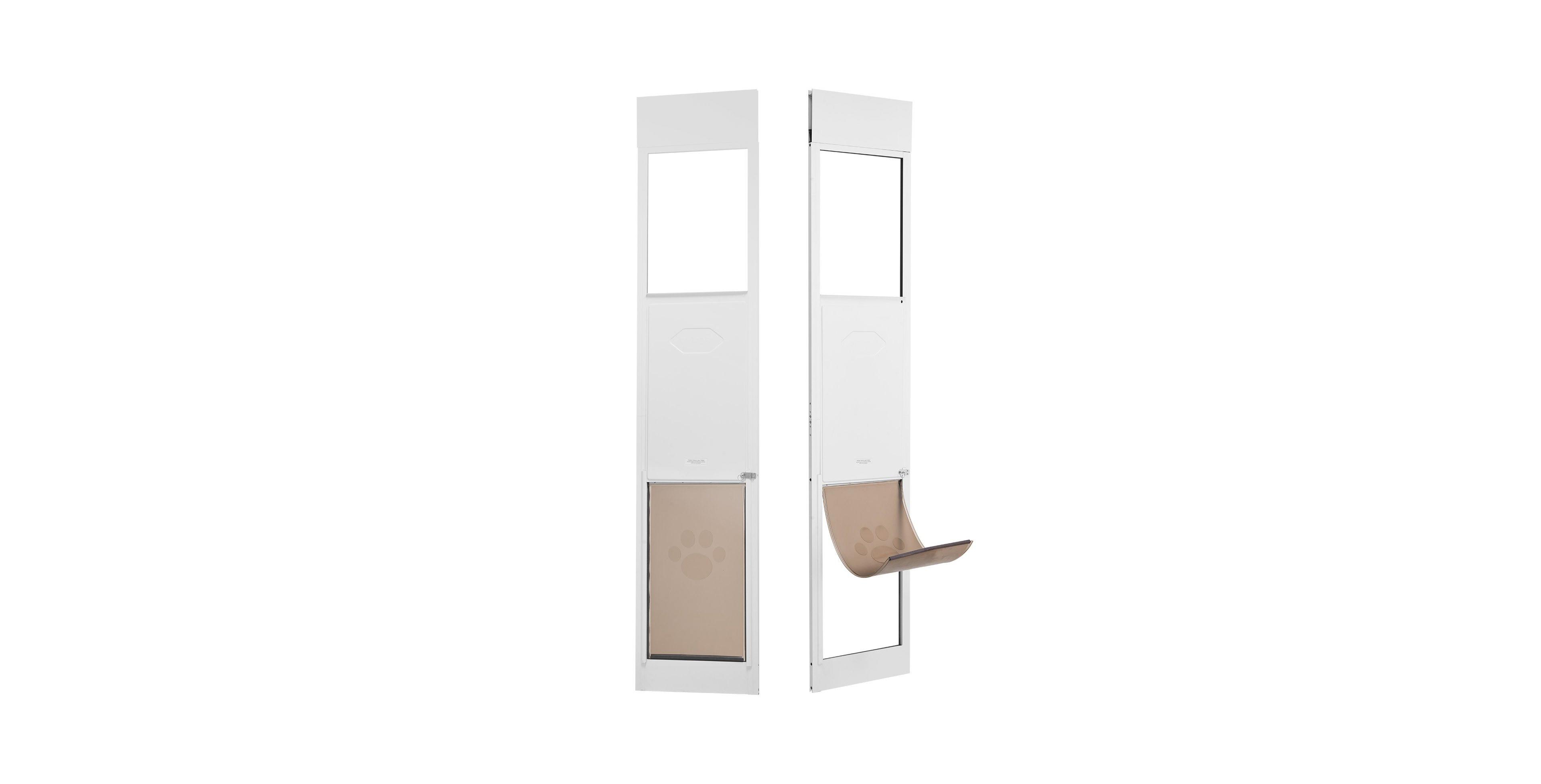 Cozito Aluminum Sliding Glass Pet Door Insert, Adjustable Height, Large