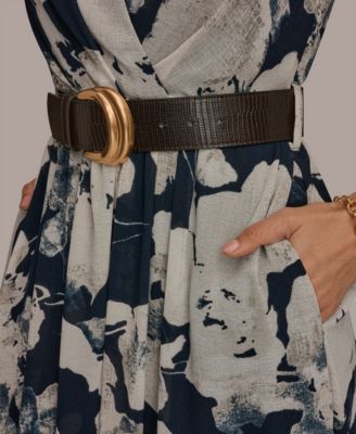 Women's Fit and Flare Midi Dress