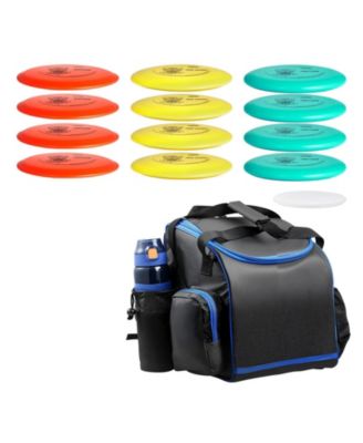 Disc Golf Set 12-Piece Starter Kit with Discs Marker and Backpack