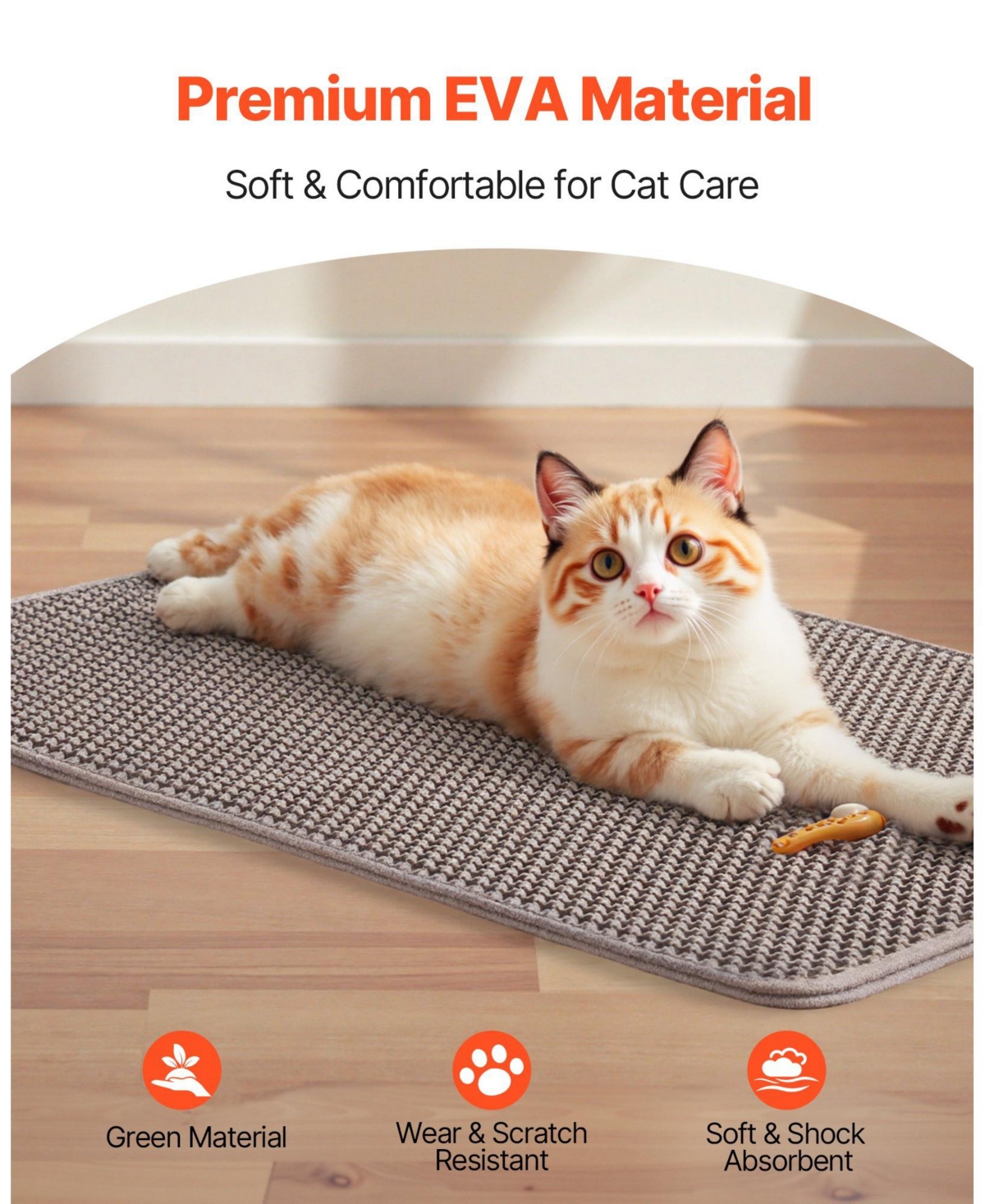 Cozito Double-Layer Honeycomb Cat Litter Mat, 30" x 24"