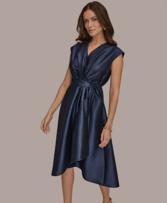 Women's V-Neck Midi Dress