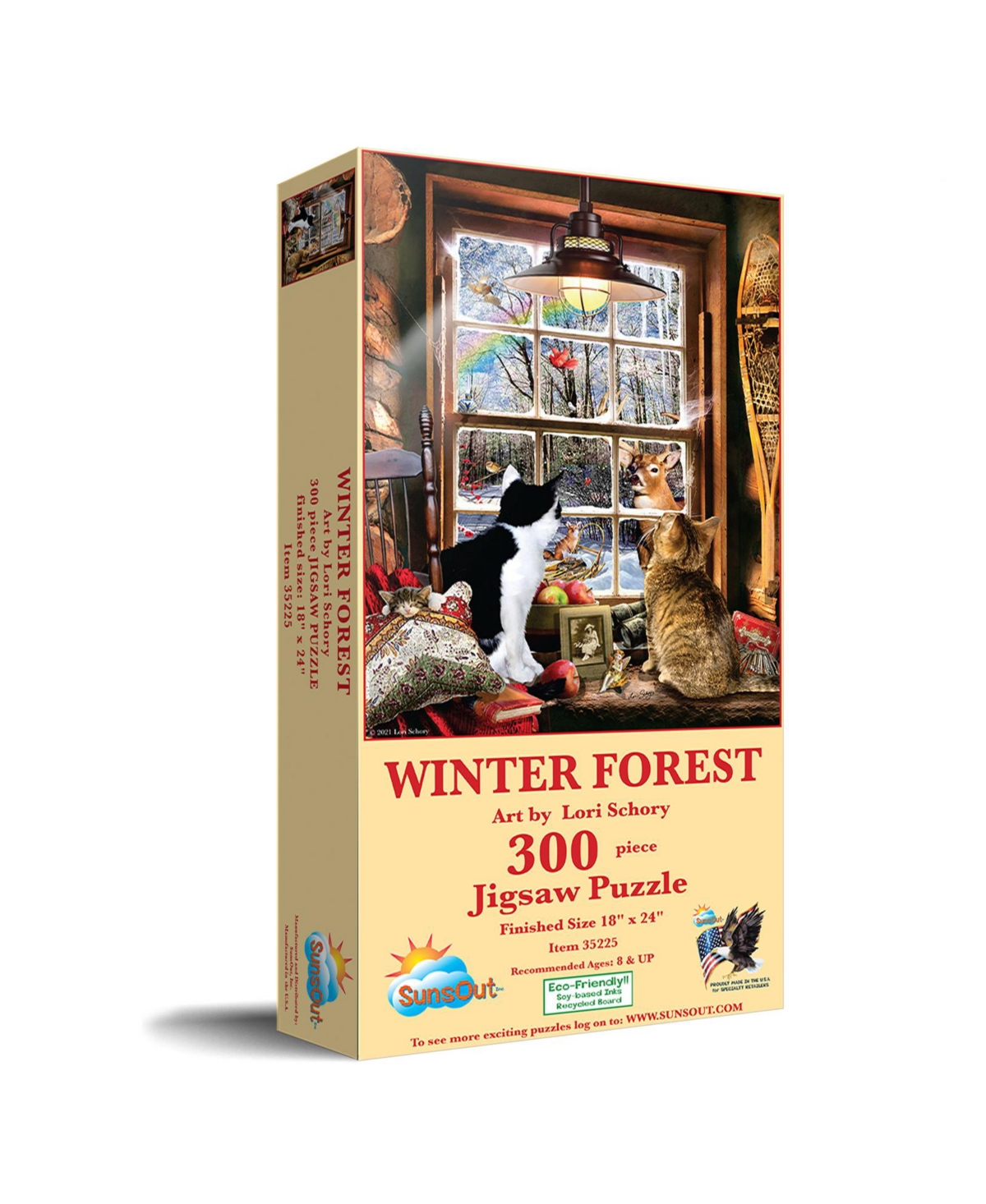 SunsOut Winter Forest 300 piece Jigsaw Puzzle for Adults