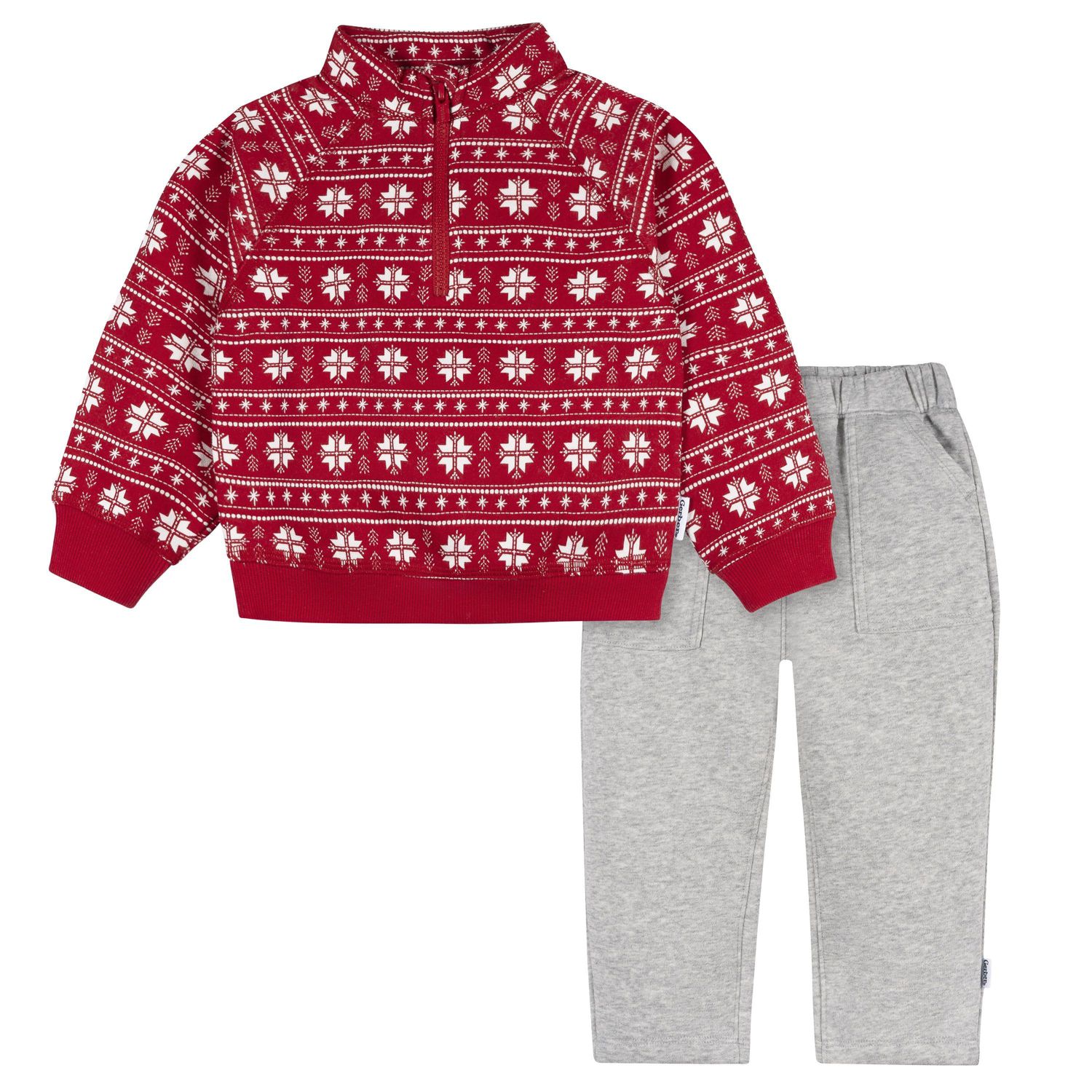 Baby Boys 2-Piece Fleece Top and Pants, Months