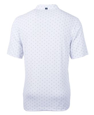 Men's Cutter and Buck Virtue Pique Tile Print Recycled Polo