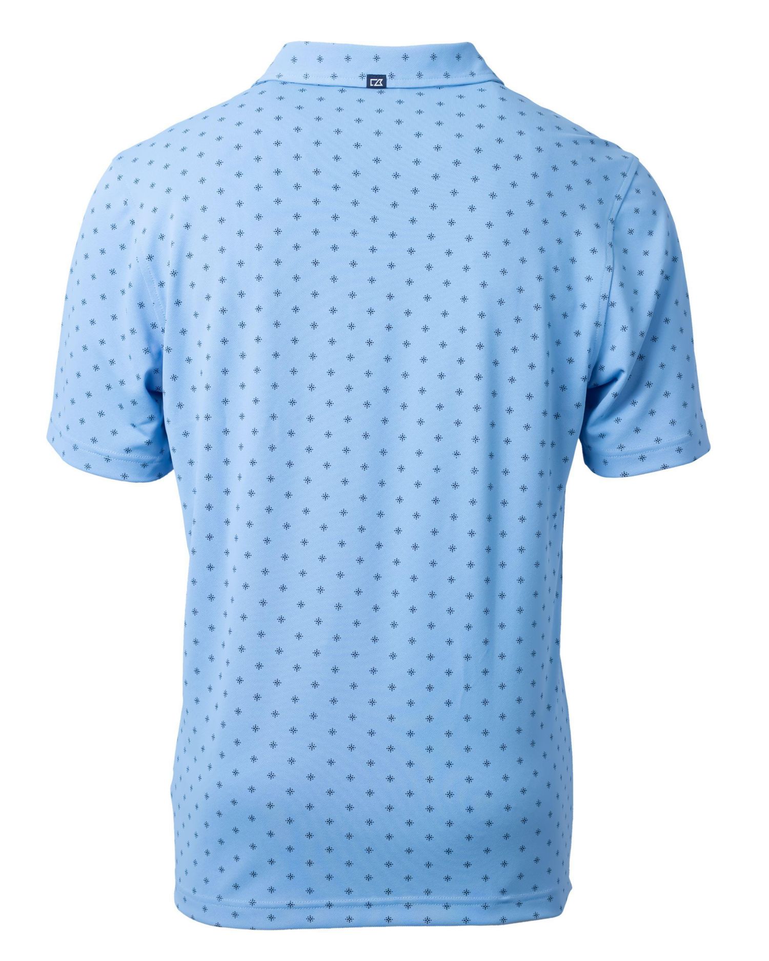 Men's Virtue Eco Pique Tile Print Recycled Polo Shirt