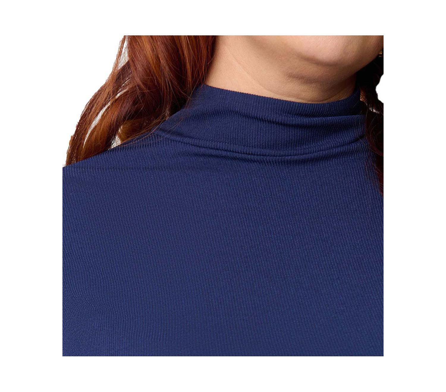 Plus Size 1950s Turtleneck Midi Dress