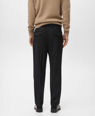 Men's Regular-Fit Pleated Pants