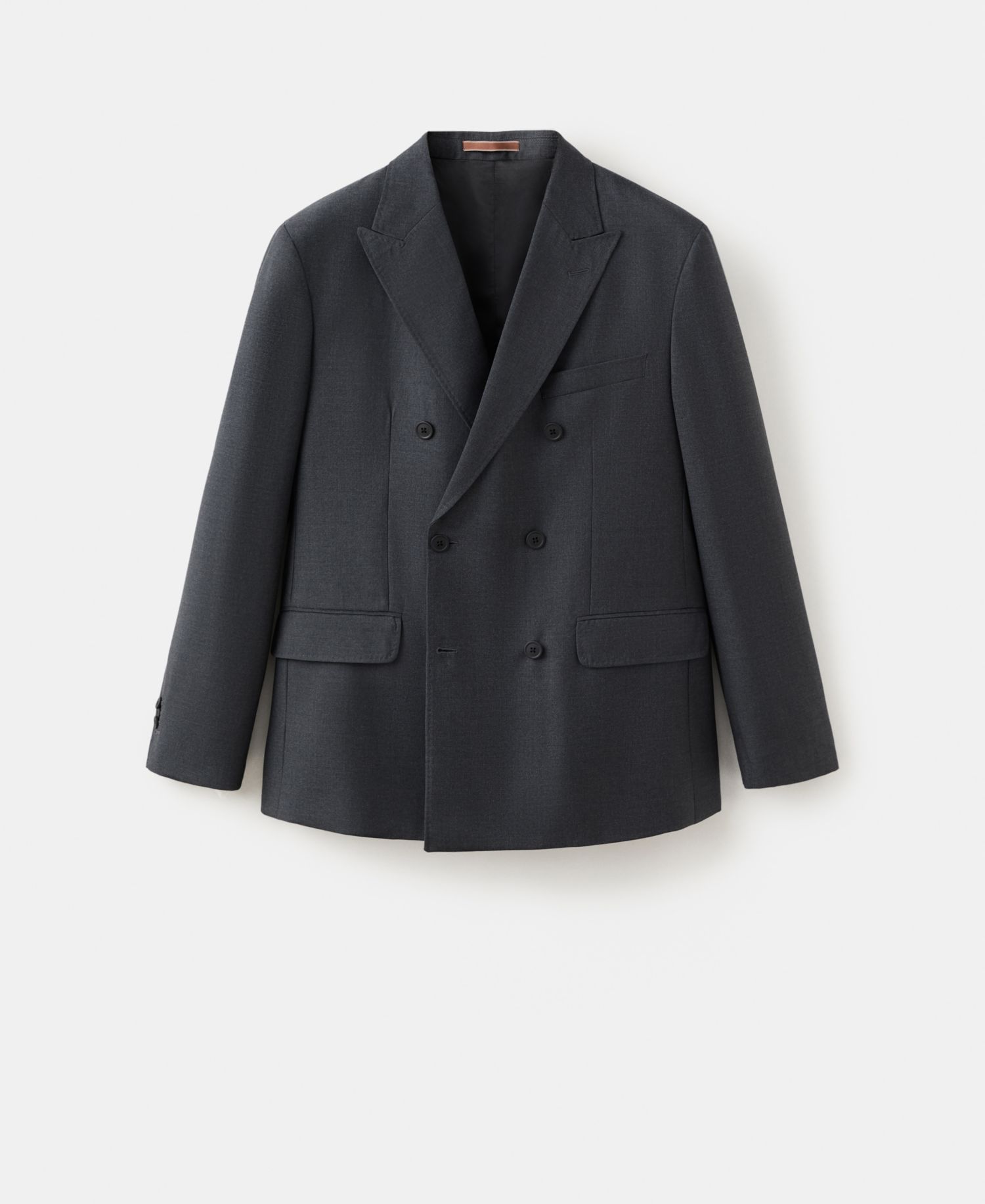Men's Wool Flannel Double-Breasted Jacket