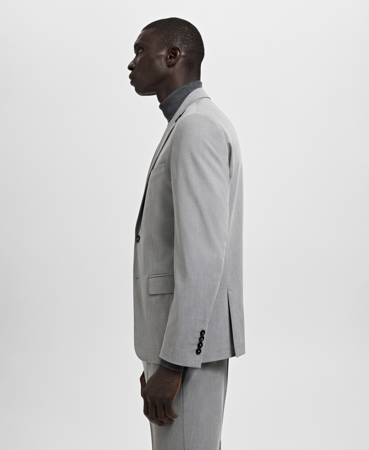 Mango Men's Stretch Fabric Super Slim-Fit Suit Jacket