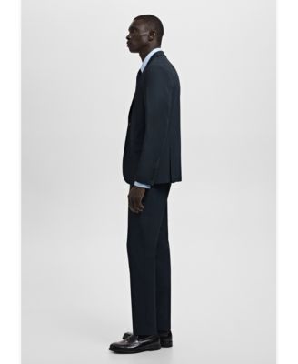 Men's Stretch Fabric Super Slim-Fit Suit Pants