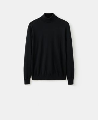 Men's Wool Turtleneck Sweater