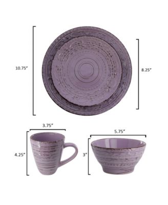 Malibu 16 Pc. Dinnerware Set, Service For 4