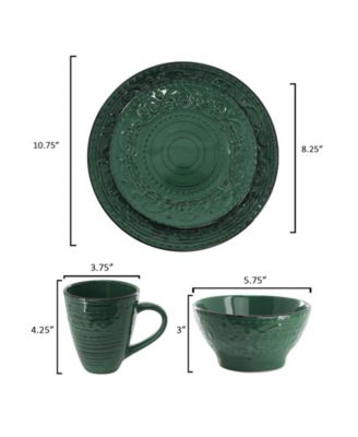 Malibu 16-Pc. Dinnerware Set, Service For 4