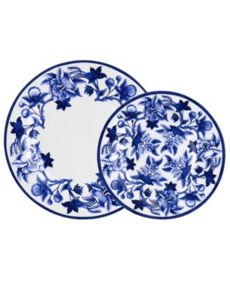 Blue Orchid 16-Pc. Dinnerware Set, Service For 4