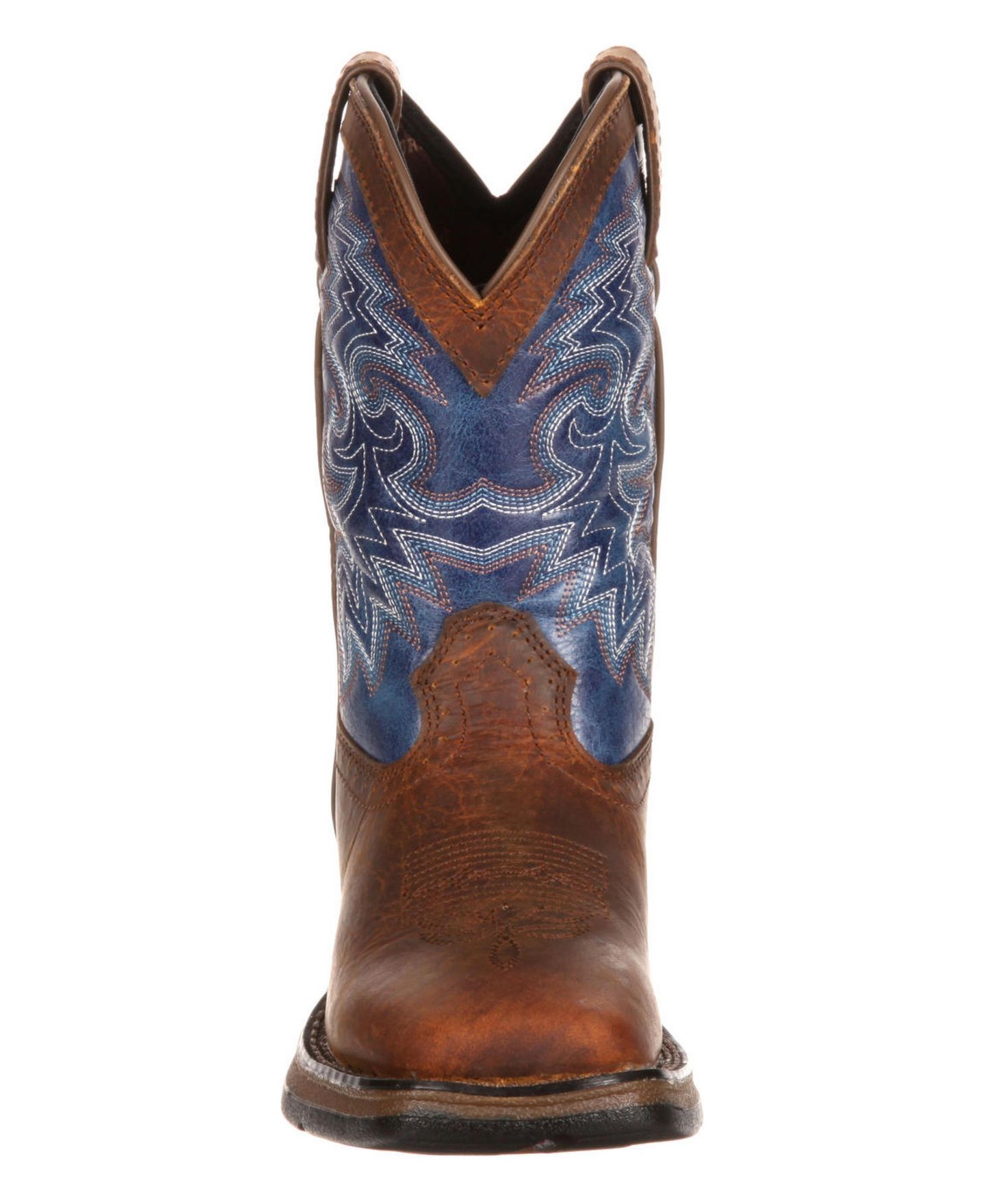 Детские ботинки Durango Lil' Rebel by Western Boot, цвет: Коричневый / Синий — фото 8