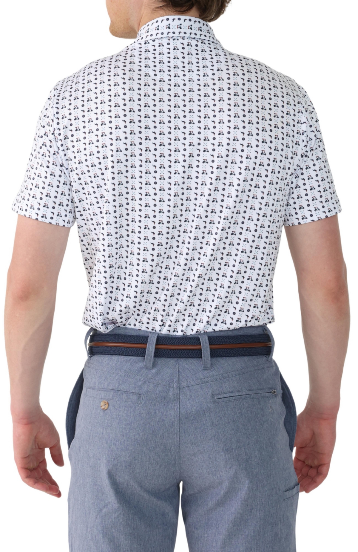 Tailorbyrd Men's Golf Carts Performance Polo