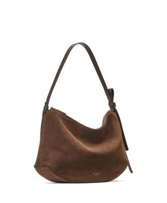 Loop Large Suede Shoulder Bag