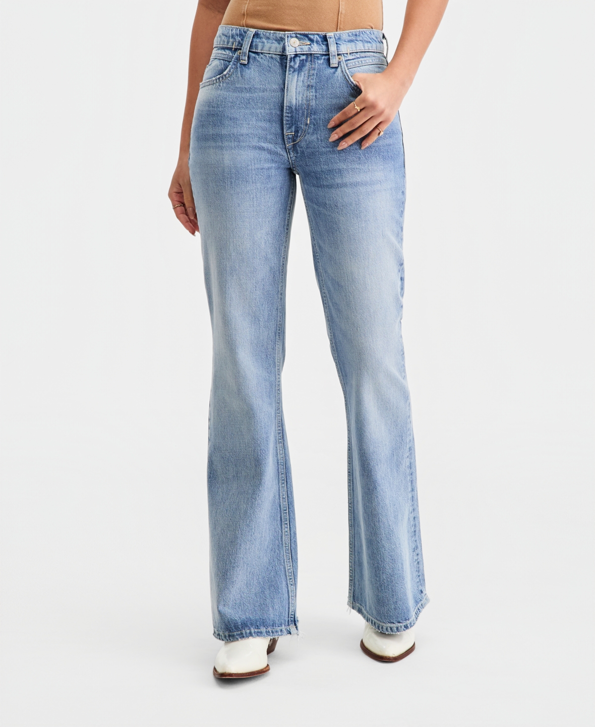 Free People Women's West Coast Relaxed Straight Fit Jeans