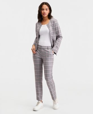 Women's Kelsey Glen Plaid Straight-Leg Pants