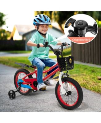 18 Feet Kids Bike with Removable Training Wheels-Red