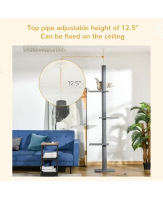 Cat Tree with with Sisal-Covered Scratching Posts