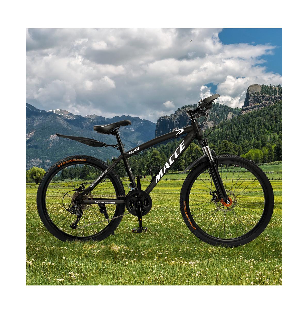 Artudatech 27.5-Inch 27-Speed Mountain Bike with Lock-Out Fork & Dual Disc Brakes for Versatile Riding