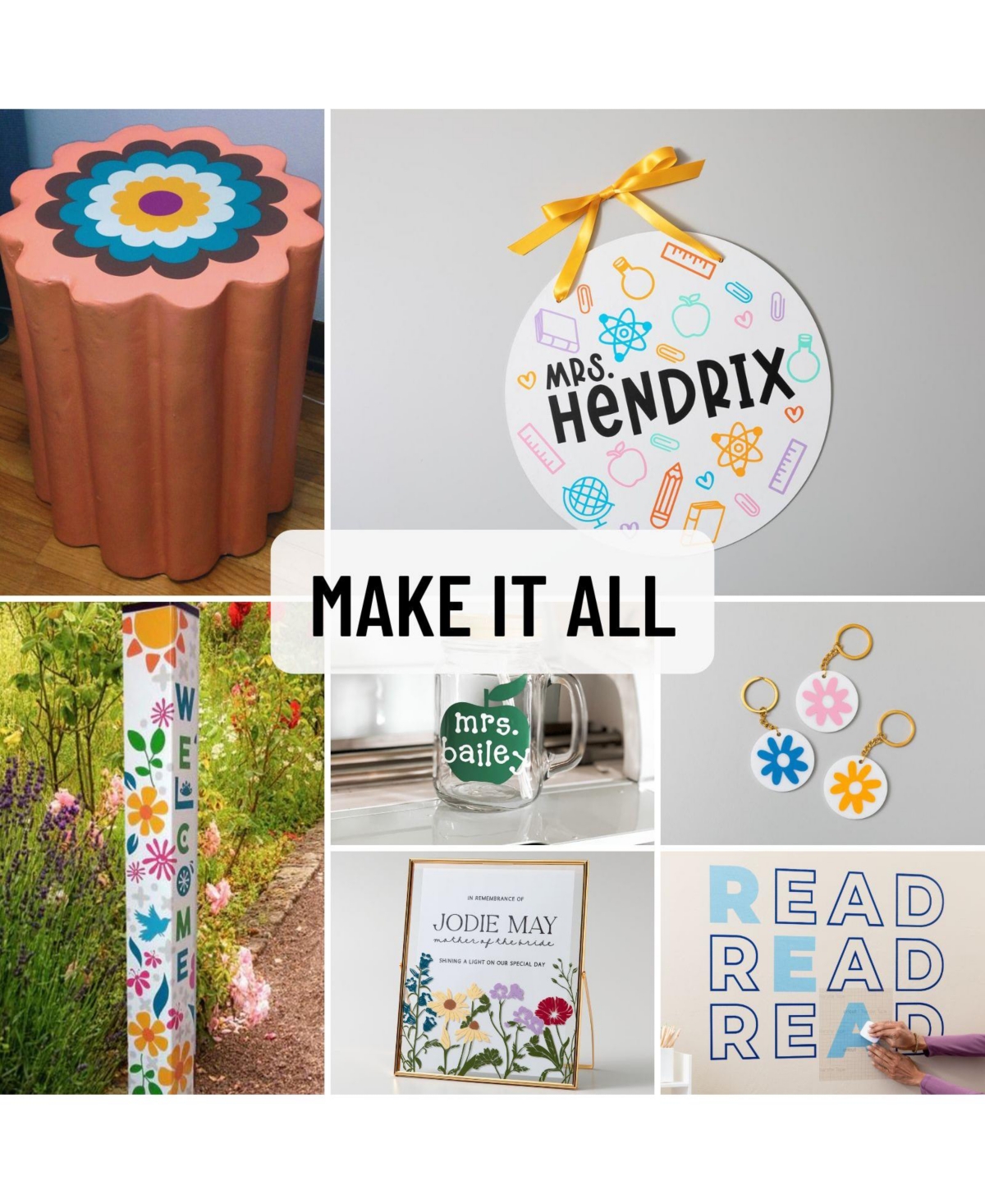 Cricut Explore 4 Cutting Machine with Rainbow Smart Vinyl Bundle