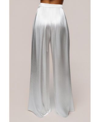 Women's Satin Bliss Pleated Pant