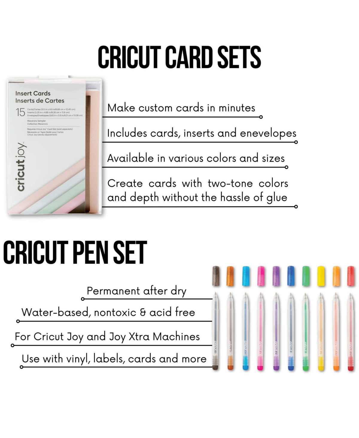 Cricut Deluxe All-in-One Materials and Accessories Bundle for Cricut Joy Xtra Machines
