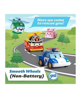 4" Transforming Robot Fire Truck - Roy | Emergency Rescue Vehicle Action Figures | Kids Educational Pretend Play Toy