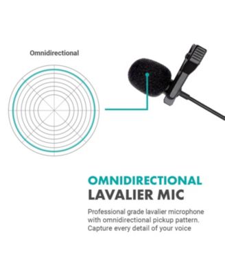 WMX-1-UL Wireless USB and USB-C Lavalier Microphone System for Computers