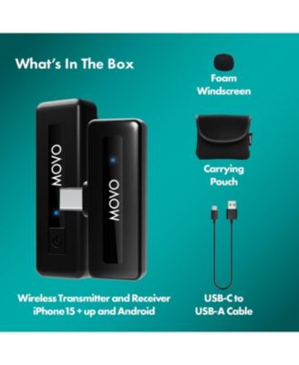 Wireless Mini UC - Ultracompact Rechargeable Wireless Lavalier Microphone System for Android