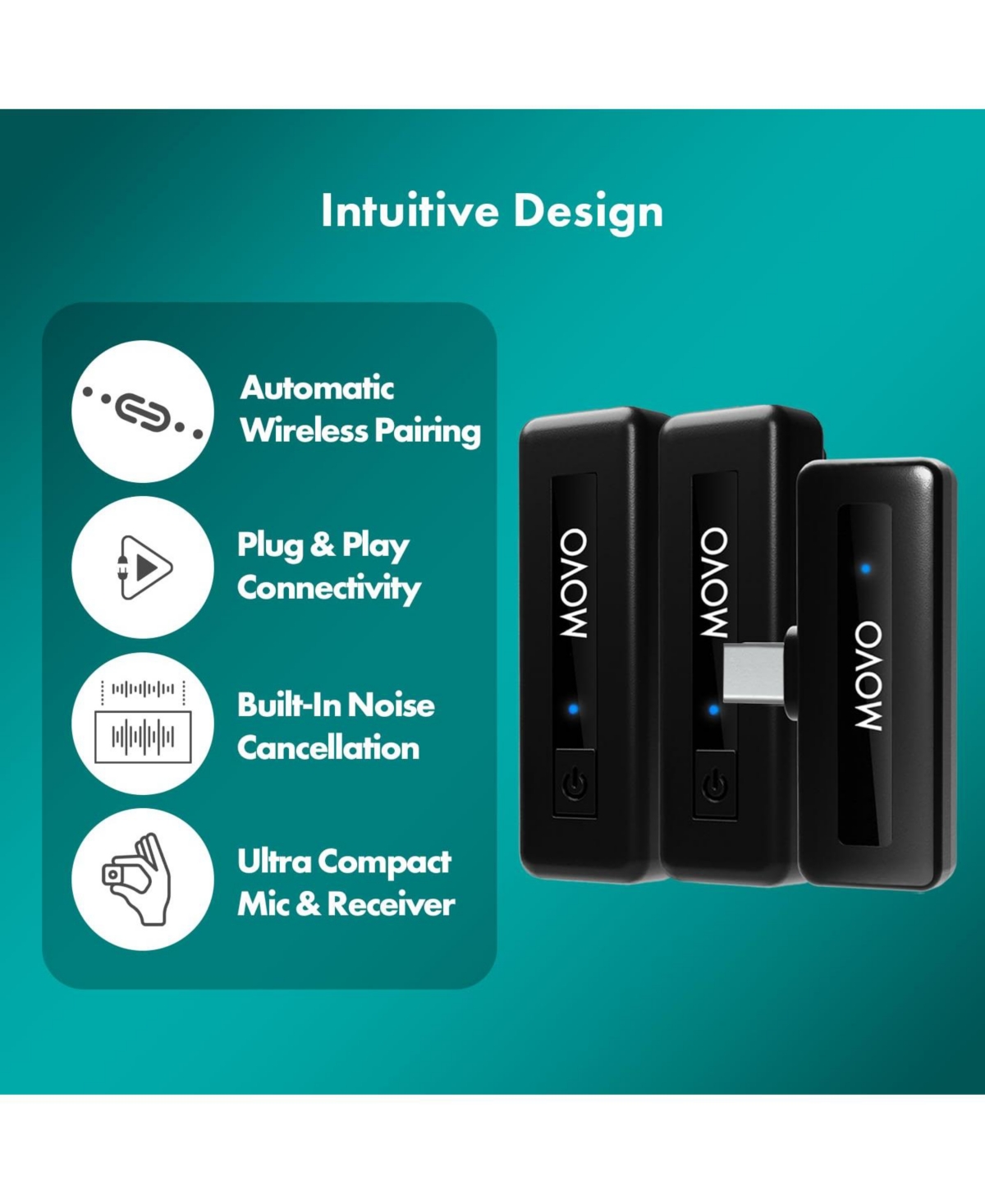 Movo Wireless Mini Uc Duo