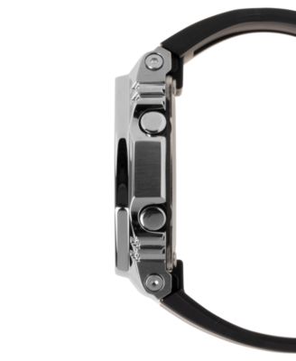 Unisex Japanese Quartz Black Resin Watch 40.5mm