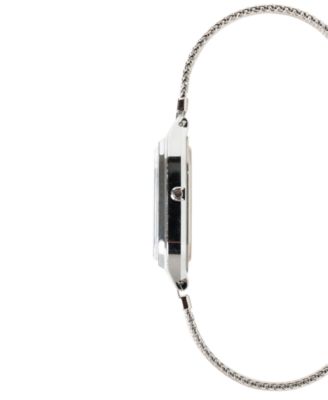 Unisex Japanese Quartz Silver-Tone Watch 29.8mm