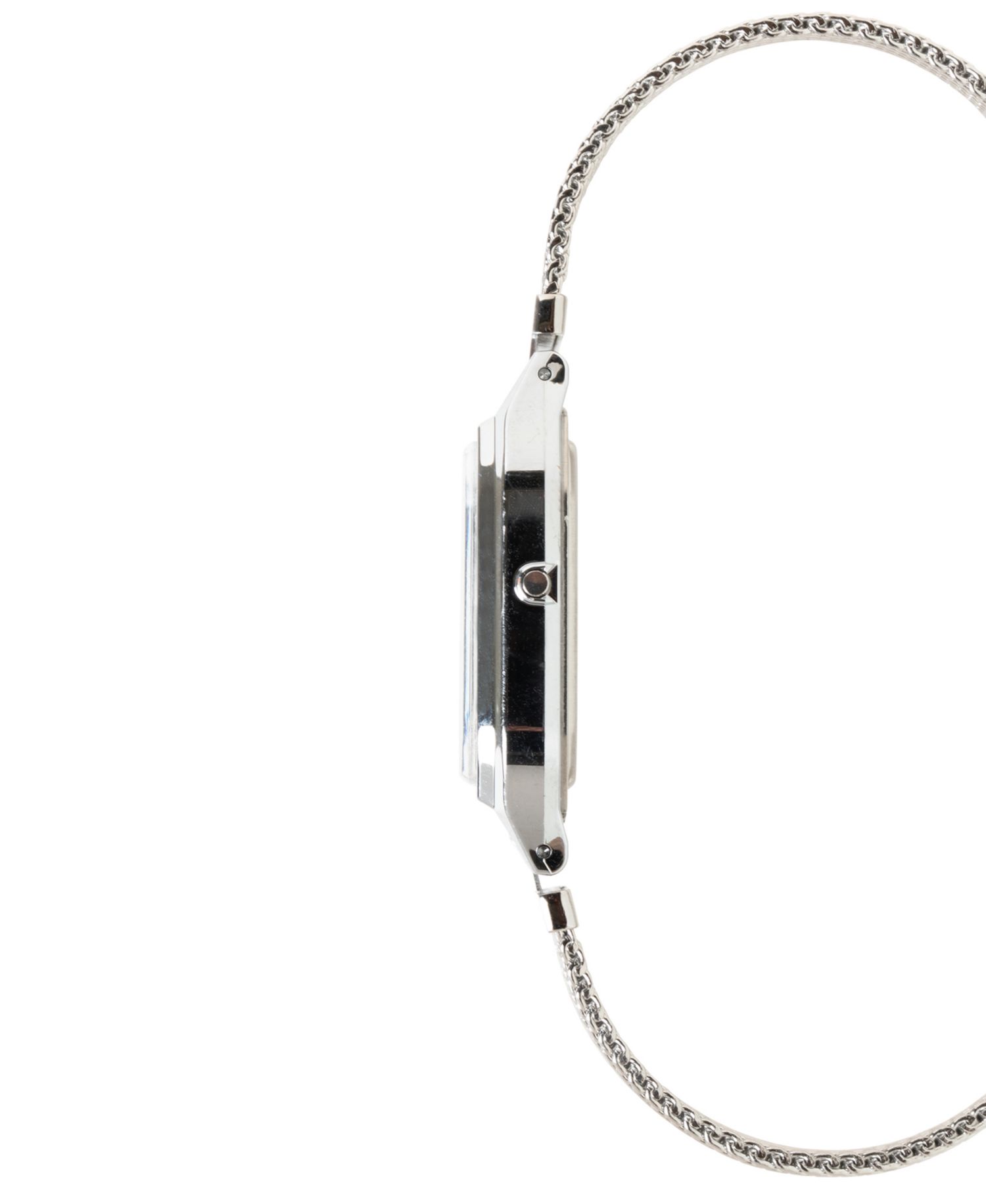Unisex Japanese Quartz Silver-Tone Watch 29.8mm