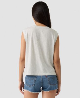 Women's Boxy Crew Neck Tank Top
