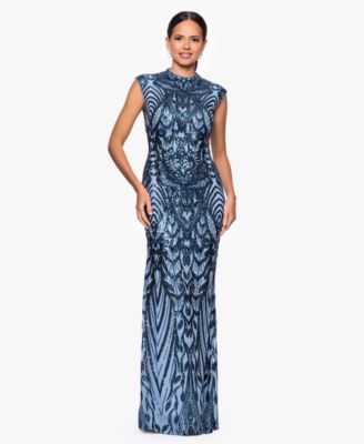 Women's Mock Neck Gown